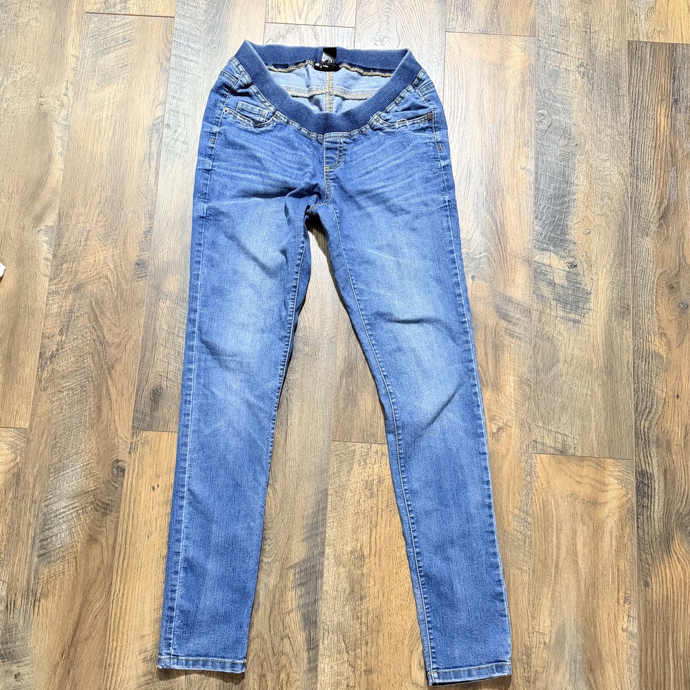 24x29 Maternity denim skinny leg expandable waist band